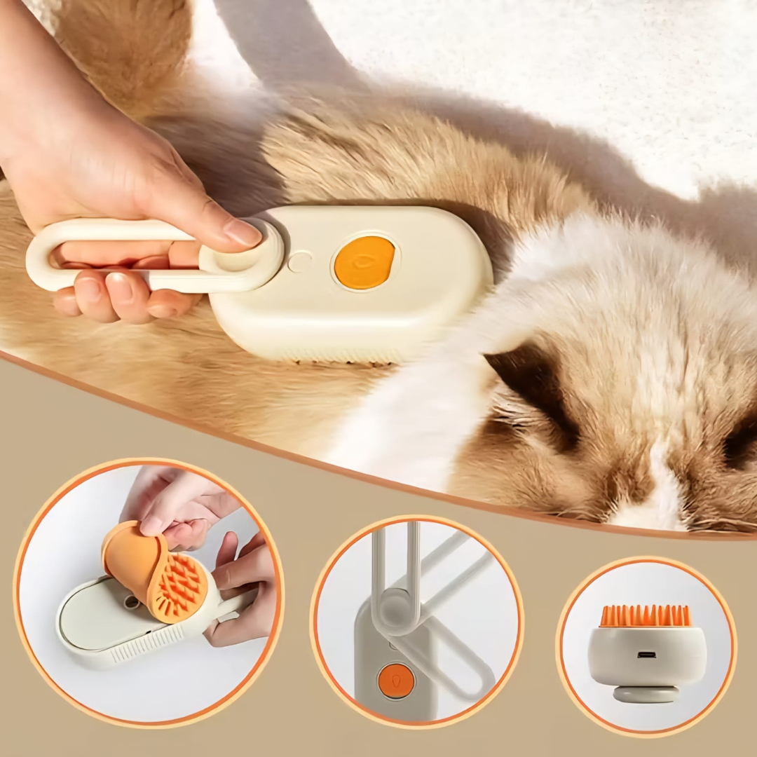 Peine cálido anti estrés para mascotas